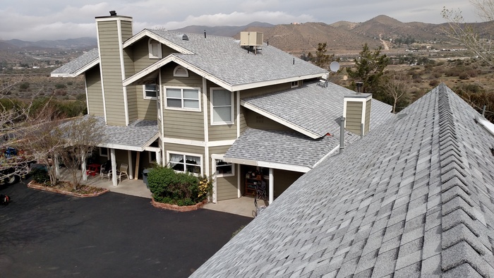 Residential building with Asphalt Shingles installed by Western Pacific Roofing