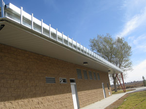 Commercial Gutter around a building
